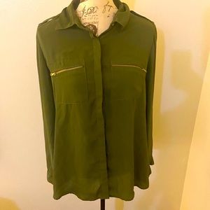 Women’s olive green Ashley Stewart Top